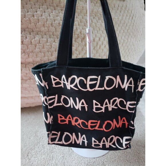 Robin Ruth Barcelona-Canvas Tote Bag With Bold Print & Reinforced Straps Small - Picture 14 of 16